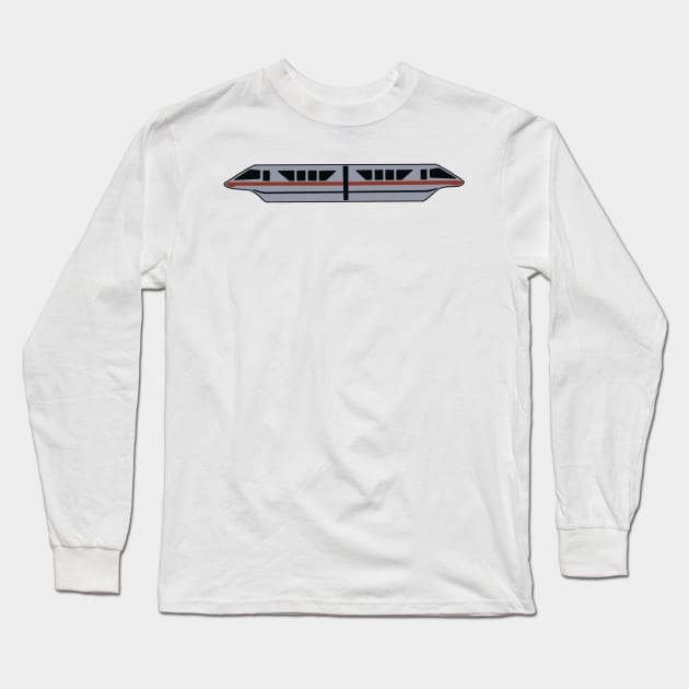 Monorail Long Sleeve T-Shirt by RayRaysX2